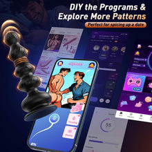 Load image into Gallery viewer, BEISAR 10-Mode Vibrating &amp; Telescopic Anal Massager / Anal Dilator / Anal Dildo