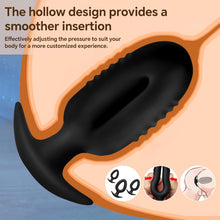 Load image into Gallery viewer, 3-piece anal plug set – a hollow silicone anal plug set, suitable for beginners to advanced training, soft, flexible, and made of safe materials