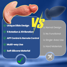 Load image into Gallery viewer, APP &amp; Remote Control 360° Rotating Vibrating Butt Plug Anal Dildo