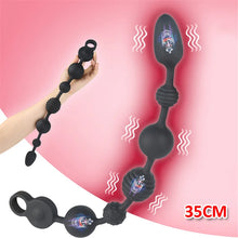 Load image into Gallery viewer, Star Beads Sex Products Foreign Trade Products Men's Appliances Vibration Backyard Massager Anal Plug Shaped Vibration