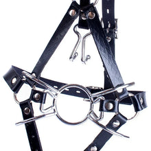 Load image into Gallery viewer, BDSM Slave Mouth Ball Gag Metal Spider Nose Hook Oral Sex Toy For Adults