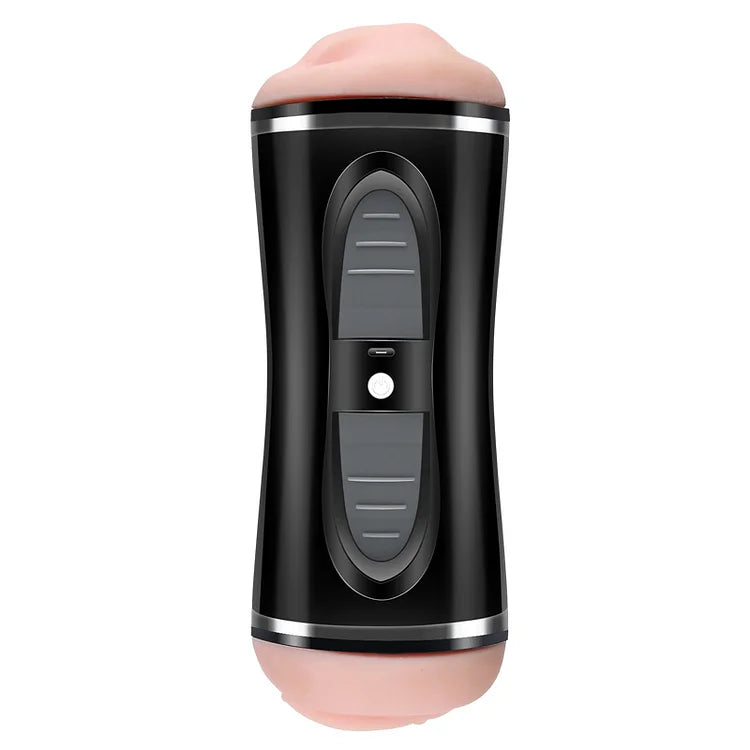 Double Head Automatic Vibration Voice Interaction Hands-free Aircraft Cup