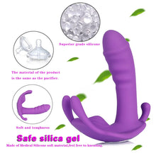 Load image into Gallery viewer, Women's Sex Toy App Wearing Butterfly Remote Control Masturbation Vibrator Egg Hopping Massager Wearing Penis