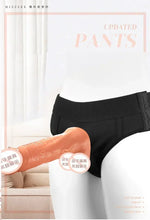 Load image into Gallery viewer, Women's Wearing Pants Imitated And Fake Sunshine Pants Vibrating Hollow Labrador Fun Appliance 300/box