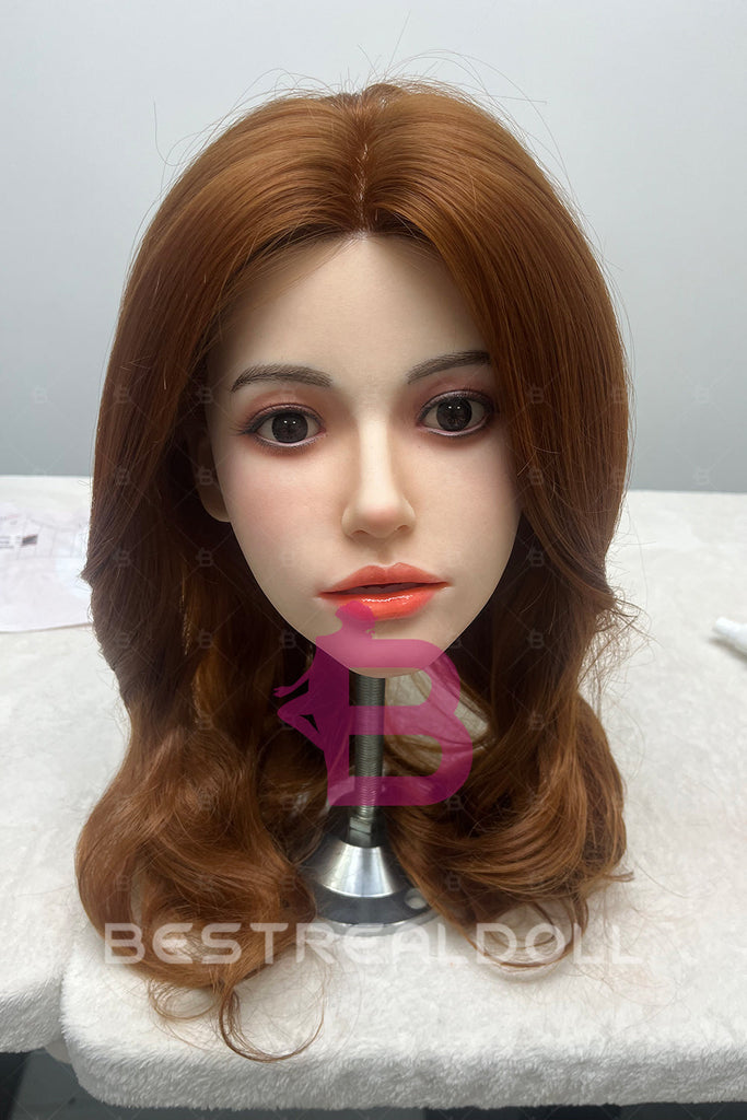 US Stock - RIDMII Jada 164cm 5ft4 K14 Unique Design Silicone ROS Head Sex Doll TPE Body Movable Jaw Oral Sex Adult Love Doll