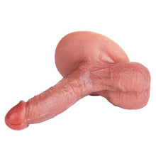Load image into Gallery viewer, Realistic - Insertable Length 5.3" Strong Suction Cup Vein Texture Silicone Dildo Oral Sex Training
