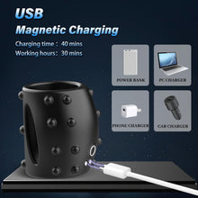Load image into Gallery viewer, Penis Enlarger Ring Vaginal Extra Stimulation Vibrating Cock Ring