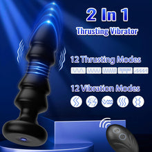 Load image into Gallery viewer, APP Remote Control 12 Vibrating &amp; Thrusting Prostate Massager Anal Toys