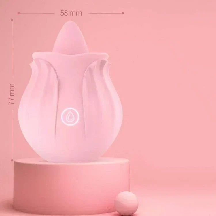 Rose Sucking Vibrator For Women Clit Sucker Vaginal Stimulate Nipple Masturbator