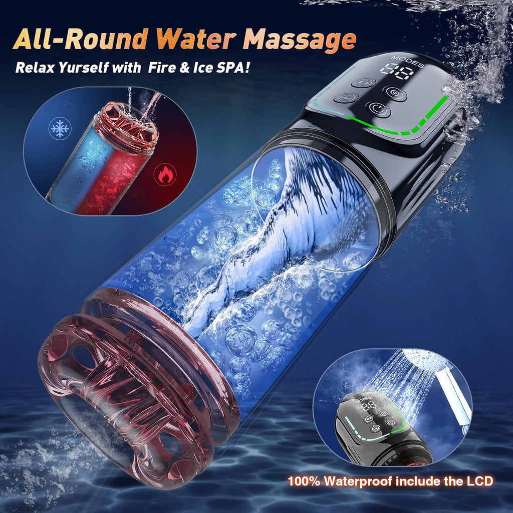 5-in-1 Automatic Thrusting & Sucking Male Masturbator