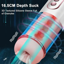 Load image into Gallery viewer, Aircraft Cup Automatic Men's Sucking 7-frequency Vibration Exercise Silicone Masturbator Adult Products