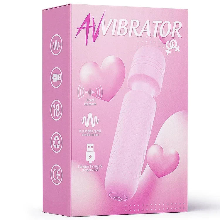 Dildo Vibrators Mini Av Portable G-spot Clitoral Stimulator Sex Toys For Adult