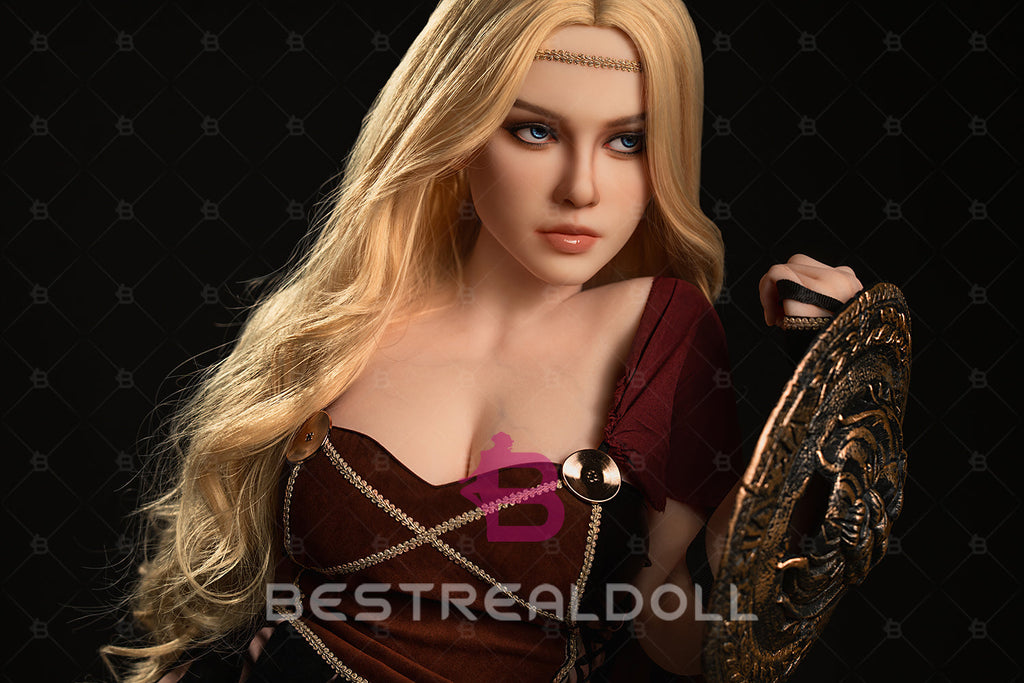 US Stock - YAMIEE Lux 164cm K35 Unqiue Design TPE Sex Doll Medium Boobs Blonde Lady Adult Love Doll (Free 2ND Head)