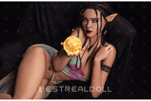 Load image into Gallery viewer, US Stock - YAMIEE Sia Unique Design 157cm #1073E Silicone Head Sex Doll Tanned Skin Small Breasts TPE Body Adult Love Doll