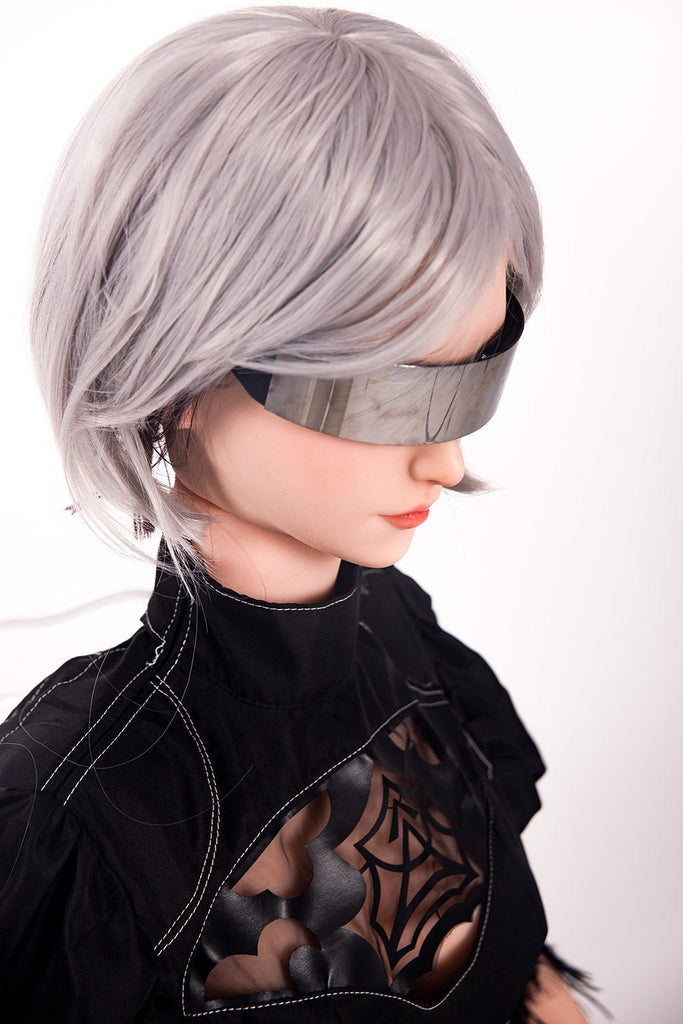 US Stock - RIDMII 163cm Unique Design Momo Plus Cosplay App-Controlled Sex Doll Silicone Head TPE Body Love Doll