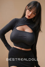Load image into Gallery viewer, US Stock - RIDMII Danica Plus Unique Design 161cm #468 Realistic BBW Sex Doll Silicone ROS Head Movable Jaw Adult Love Doll TPE Body