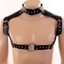 Load image into Gallery viewer, Male Bd/sm Pu Leather Bondage Men's Leather Clothes