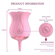 Load image into Gallery viewer, Rose Sucking Massager
