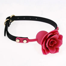 Load image into Gallery viewer, Bdsm Silicone Rose Mouth Ball Gag Alternative Sex Toy For Couples