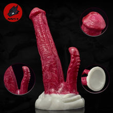 Load image into Gallery viewer, Large And Small Double-headed Imitation Heteromorphic Penis Female False Penis Dual-channel Vaginal And Anal Dual-purpose Comrade Masturbation Sex Products