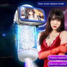 Load image into Gallery viewer, Men's Appliances Automatic Telescopic Rotary Pronunciation Aircraft Cup Men's Clip Suction Masturbator Sex Products